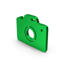 Symbol Camera Green Metallic PNG & PSD Images