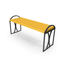 Bench Yellow PNG & PSD Images