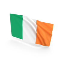 Ireland Waving Flag PNG & PSD Images