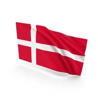 Denmark Waving Flag PNG & PSD Images