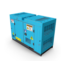 Power Generator Blue Used PNG & PSD Images