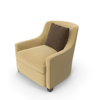 Upholstered Tub Chair PNG & PSD Images