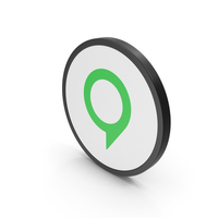 Icon Map Pin Green PNG & PSD Images