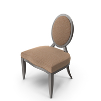 Oval X-Back Dining Side Chair PNG & PSD Images