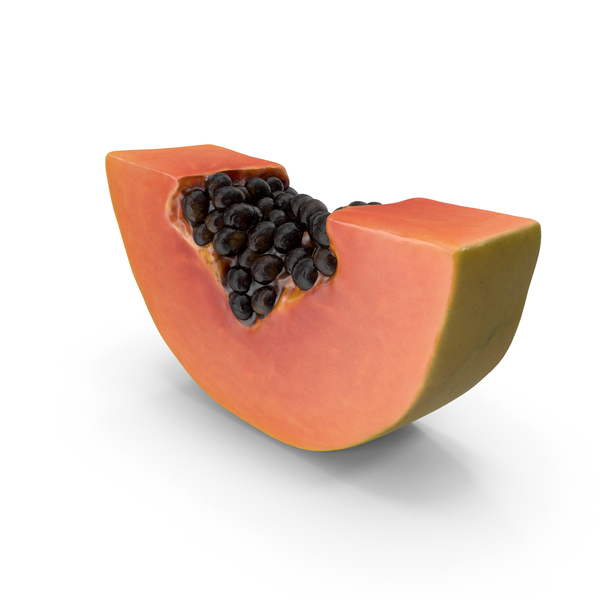 Papaya Slice PNG & PSD Images
