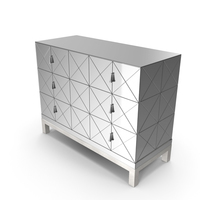 Mirrored Drawer Chest PNG & PSD Images