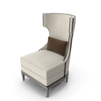 Modern Luxury Demi Wing Chair PNG & PSD Images