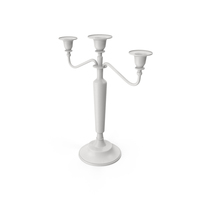 Candle Holder White PNG & PSD Images