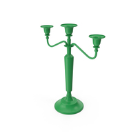 Candle Holder Green PNG & PSD Images