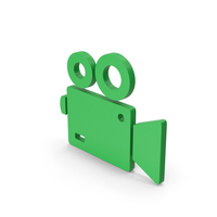 Symbol Video Camera Green PNG & PSD Images
