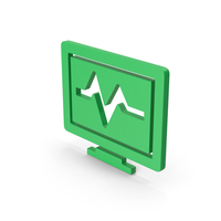Symbol Health Monitor Green PNG & PSD Images