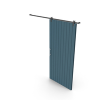 Sliding Door Blue PNG & PSD Images