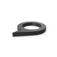 Black Symbol Map Pin PNG & PSD Images