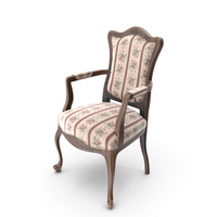 Louis XV Armchair PNG & PSD Images