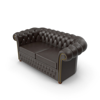 Chesterfield Sofa 2 Brown PNG & PSD Images