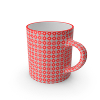 Printed Red Flower Cup PNG & PSD Images