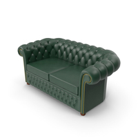 Chesterfield Sofa 2 Green PNG & PSD Images