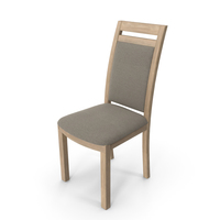 Light Wooden Sidechair PNG & PSD Images