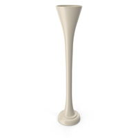 Long White Vase PNG & PSD Images