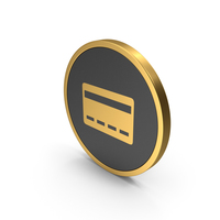 Gold Icon Bank Card PNG & PSD Images