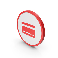 Icon Bank Card Red PNG & PSD Images