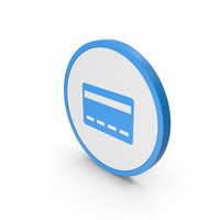 Icon Bank Card Blue PNG & PSD Images