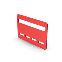 Symbol Bank Card Red PNG & PSD Images