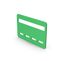 Symbol Bank Card Green PNG & PSD Images