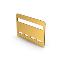 Symbol Bank Card Gold PNG & PSD Images