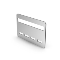 Symbol Bank Card Silver PNG & PSD Images