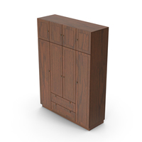 Wooden Wardrobe Dark PNG & PSD Images