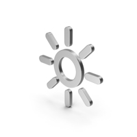 Symbol Sun Silver PNG & PSD Images