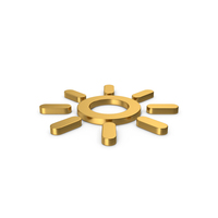 Gold Symbol Sun PNG & PSD Images