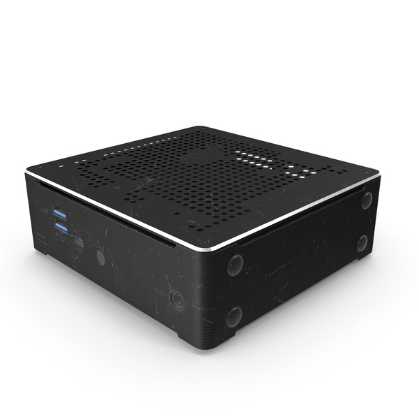 Mini PC Black Used PNG & PSD Images