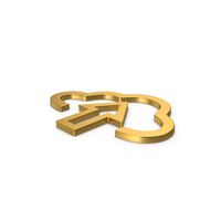 Gold Symbol Upload PNG & PSD Images