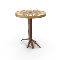 Wooden Coffee Table 01 PNG & PSD Images