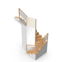 Wooden Staircase PNG & PSD Images