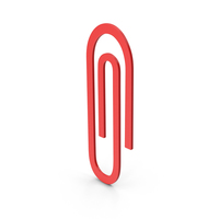 Symbol Paper Clip Red PNG & PSD Images