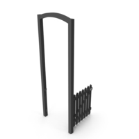 Garden Door Dark Gray PNG & PSD Images