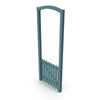 Garden Door Teal PNG & PSD Images