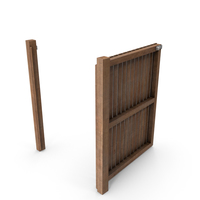 Garden Door Wooden PNG & PSD Images