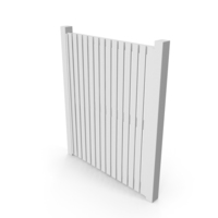 Garden Door White PNG & PSD Images