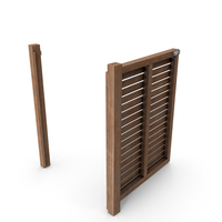 Garden Door Wooden PNG & PSD Images