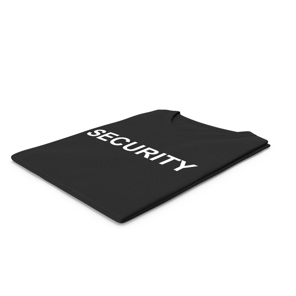 Female Crew Neck Folded Black Security PNG & PSD Images