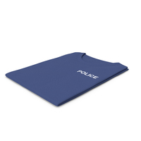 Female Crew Neck Folded Dark Blue Police PNG & PSD Images