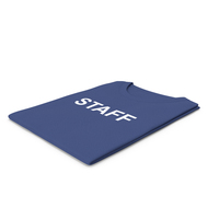 Female Crew Neck Folded Dark Blue Staff PNG & PSD Images