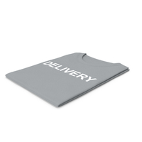 Female Crew Neck Folded Gray Delivery PNG & PSD Images