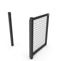 Garden Door Dark Gray Mesh PNG & PSD Images