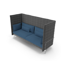 Alcove Xtra High Sofa PNG & PSD Images
