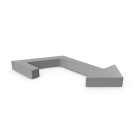 Arrow Grey PNG & PSD Images